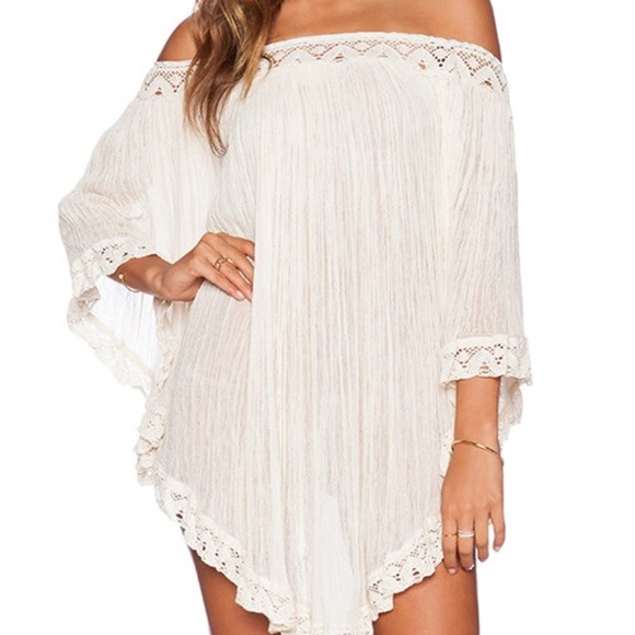 Jen's Pirate Booty Wild Flower Tunic in Natural OS - Picture 4 of 4